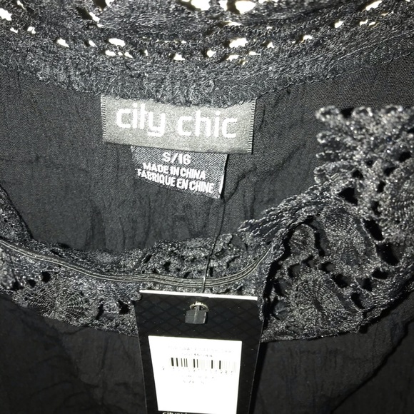 NWT BLACK OFD SHOULDER SHIRT! - Picture 3 of 4